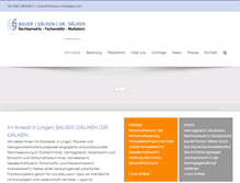 Tablet Screenshot of bauerundkollegen.com